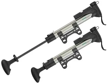 Насос Giyo GP-51,пластик,Т-ручка, манометр, авто/вело переходник