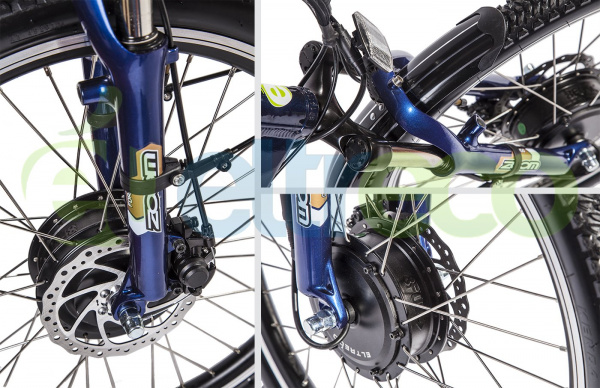 Велогибрид eltreco patrol кардан 24